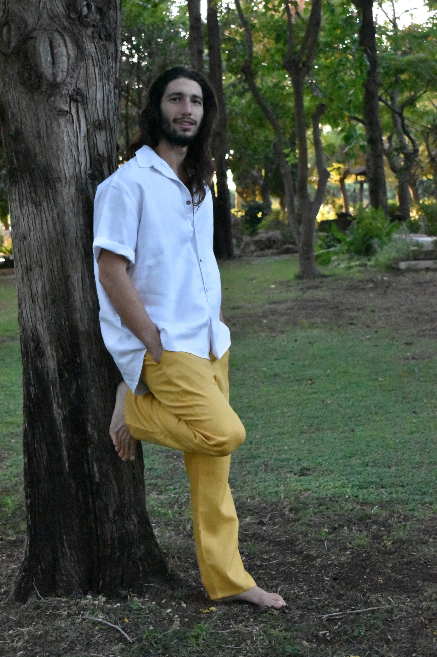 Oka Pants - Mustard