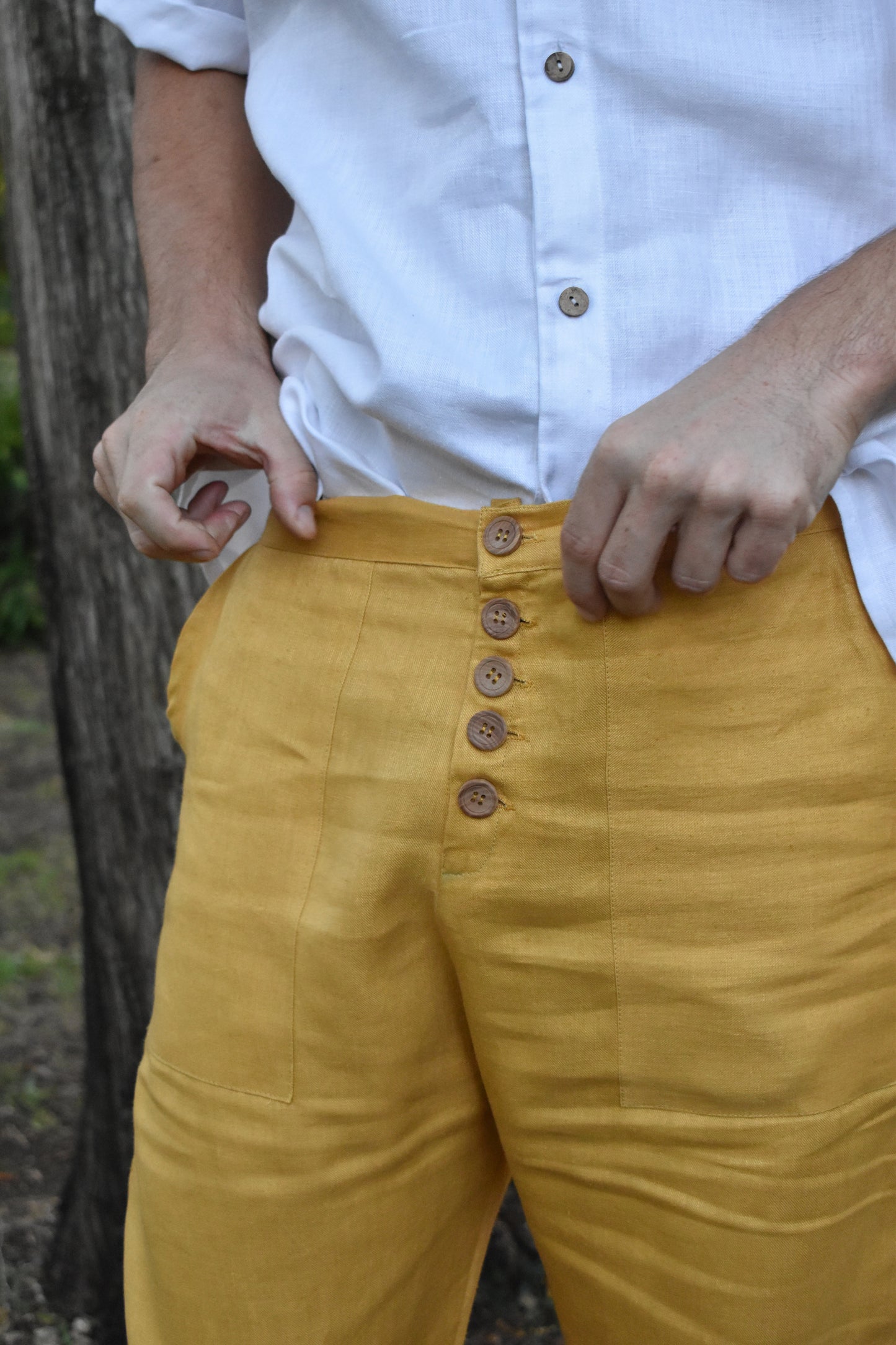 Oka Pants - Mustard