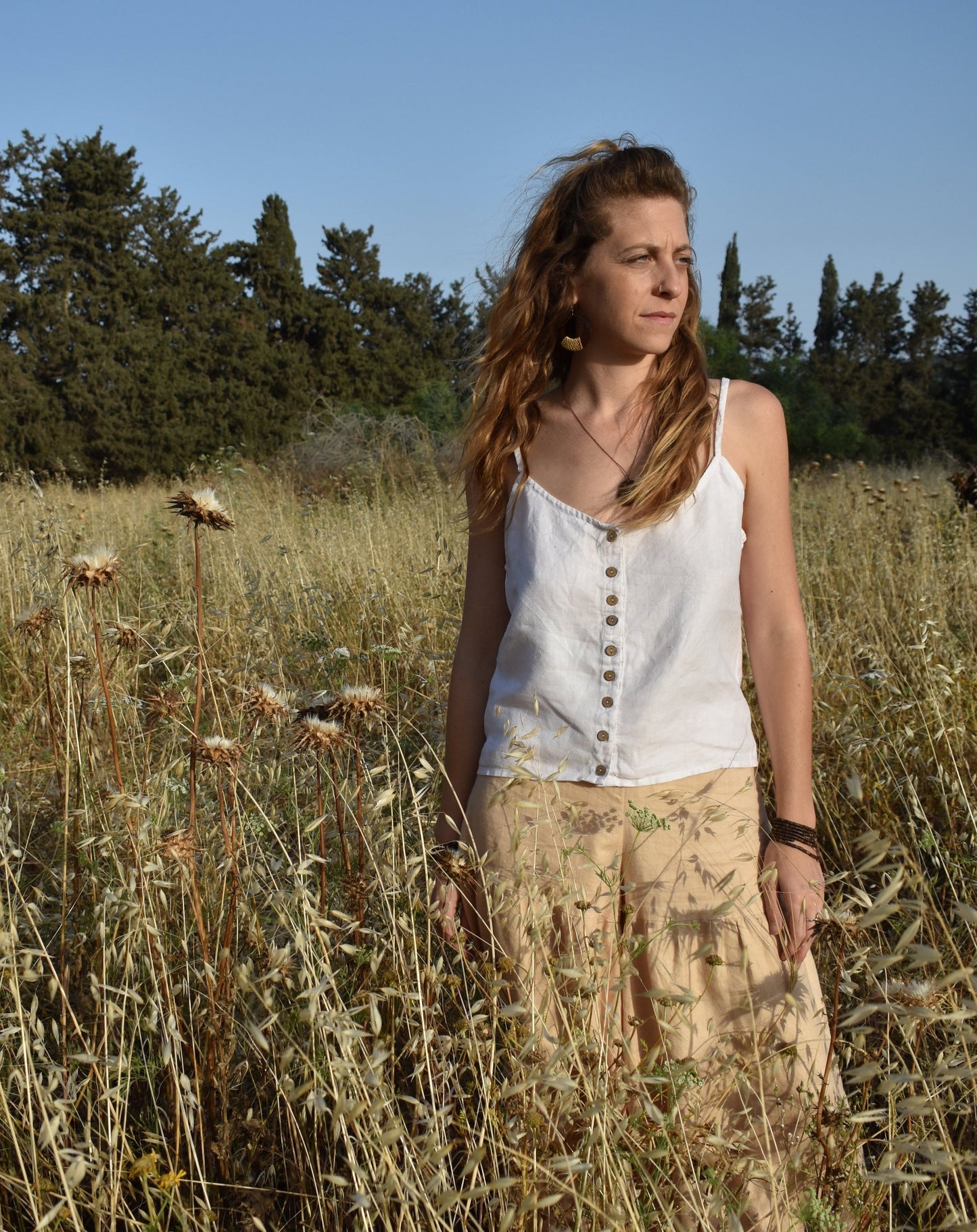 Yaeli Tank Top - White