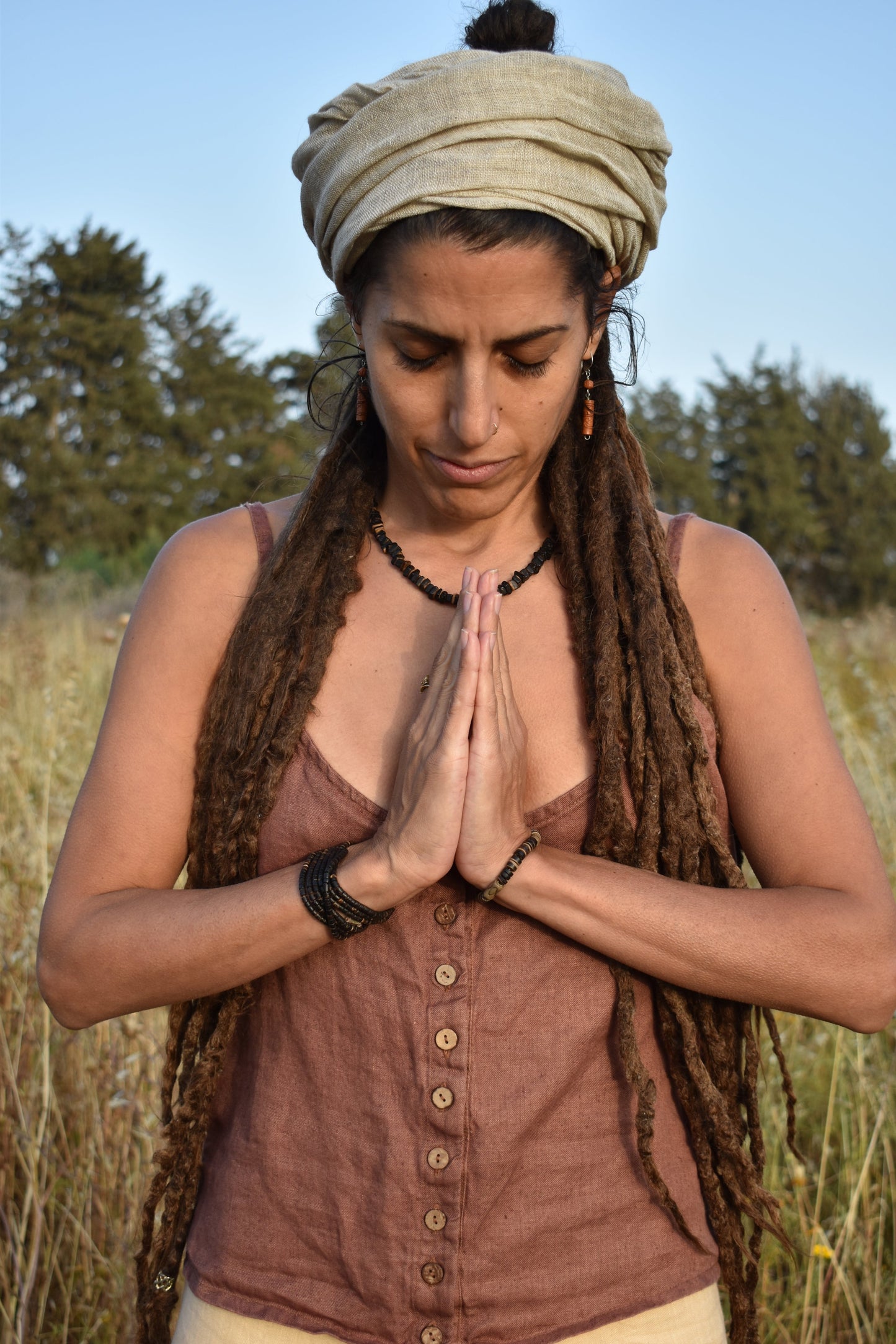 Yaeli Tank Top - Brown