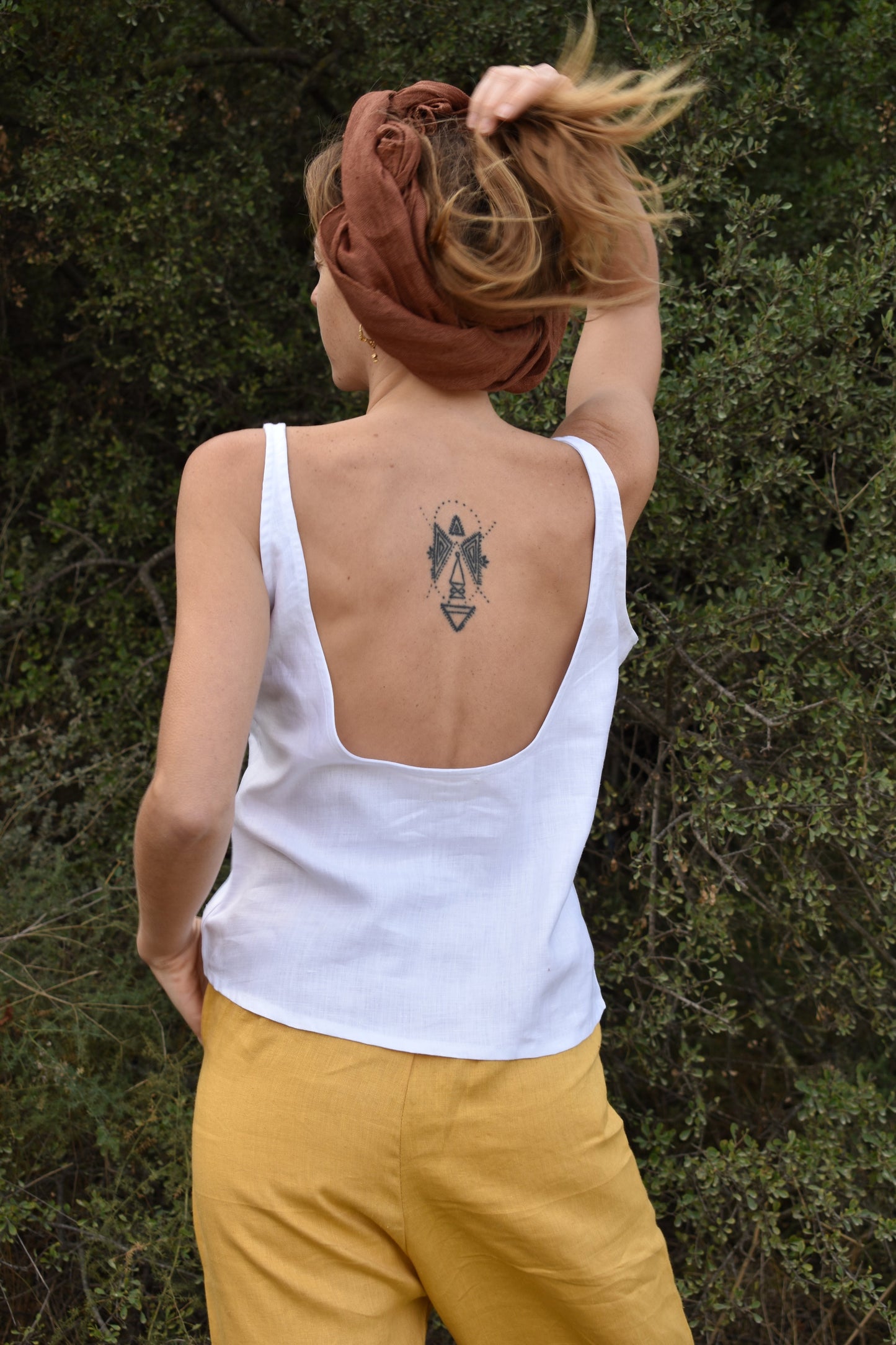 Leah Tank Top - Mustard