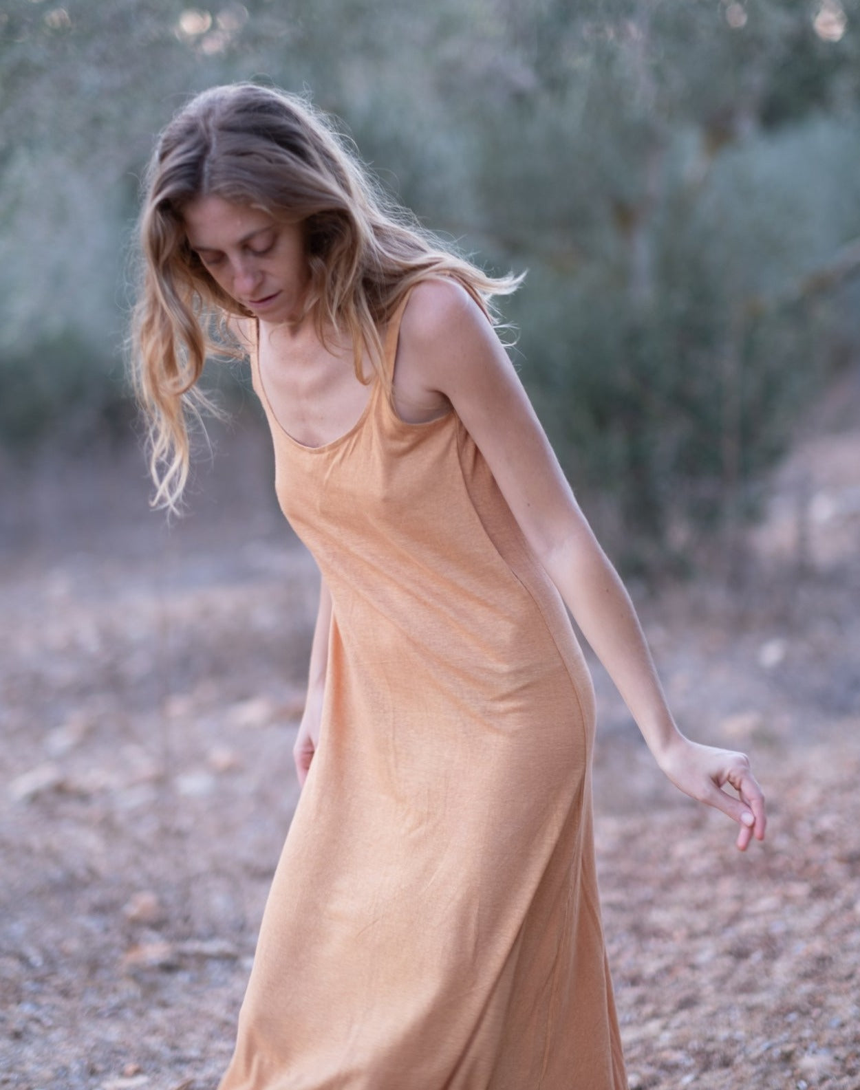 Timna Dress - Peach