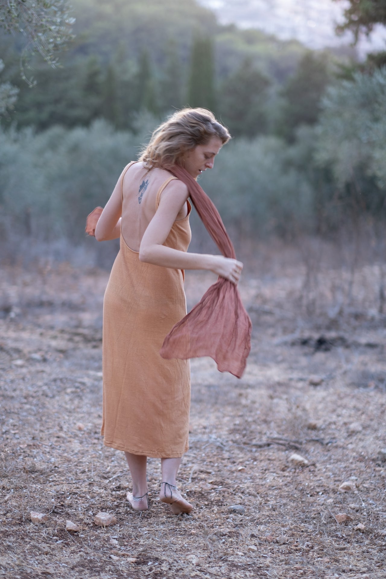 Timna Dress - Peach