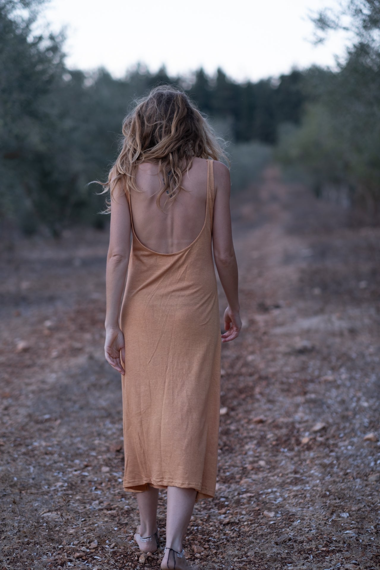 Timna Dress - Peach