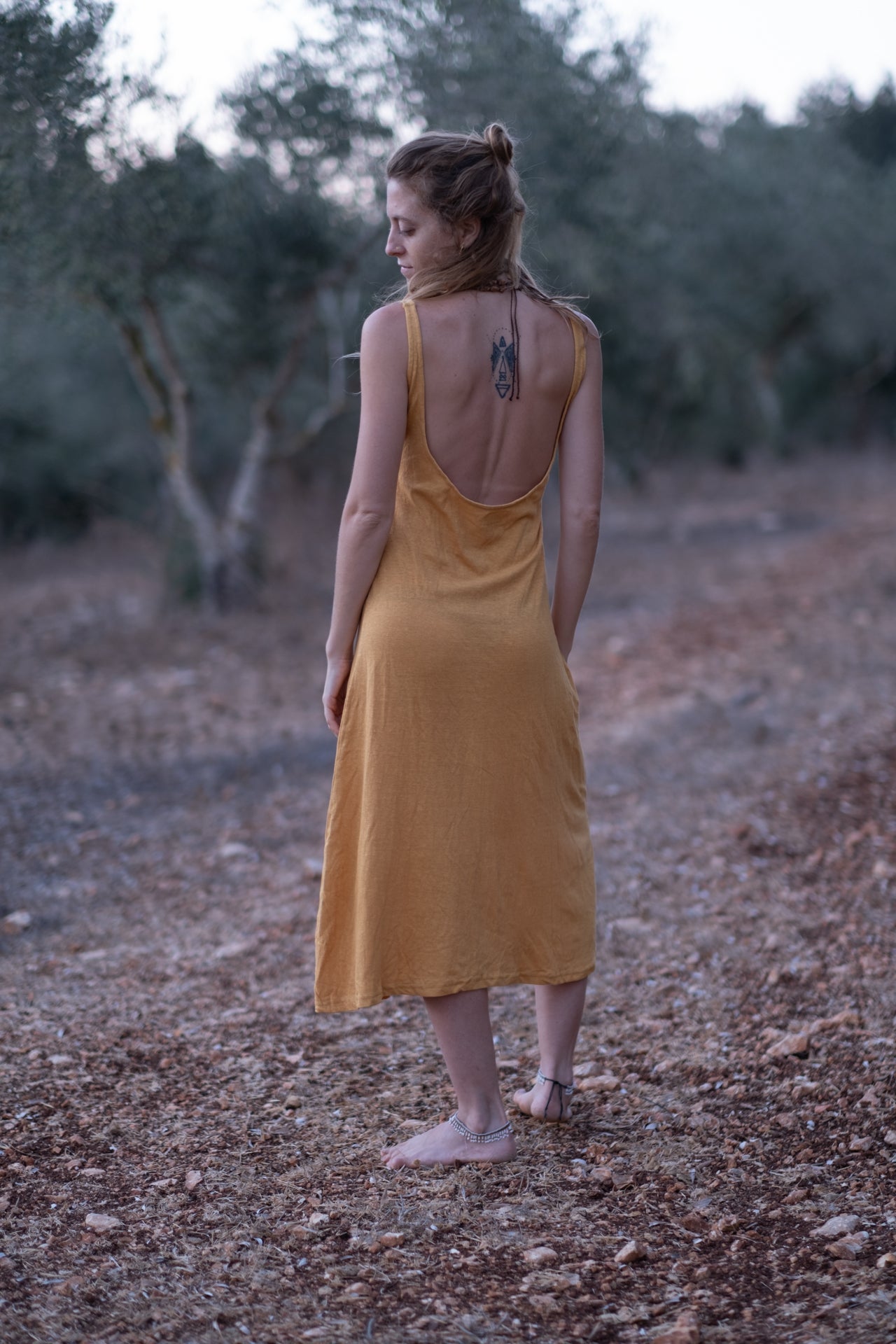 Timna Dress - Mustard