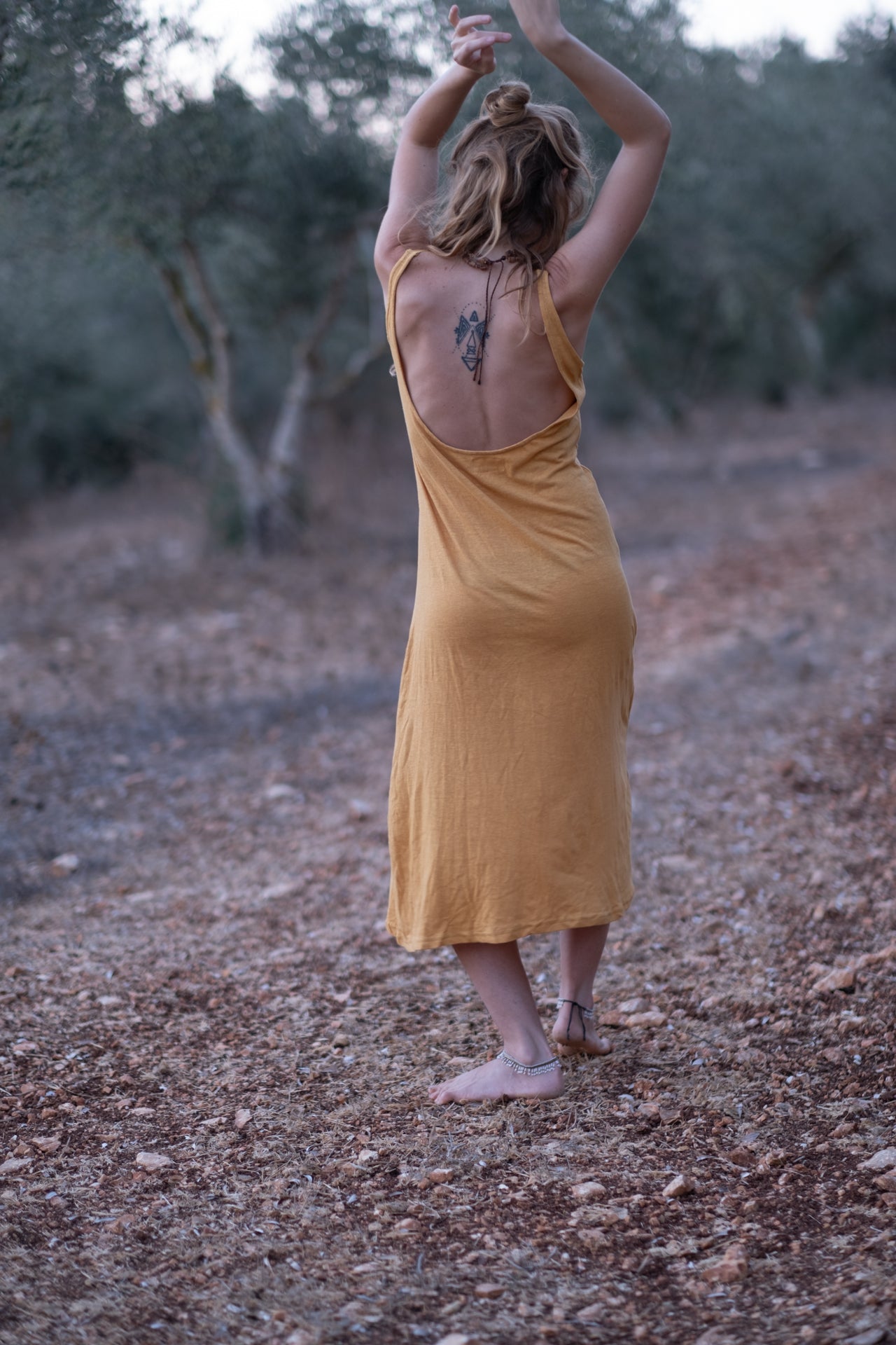 Timna Dress - Mustard