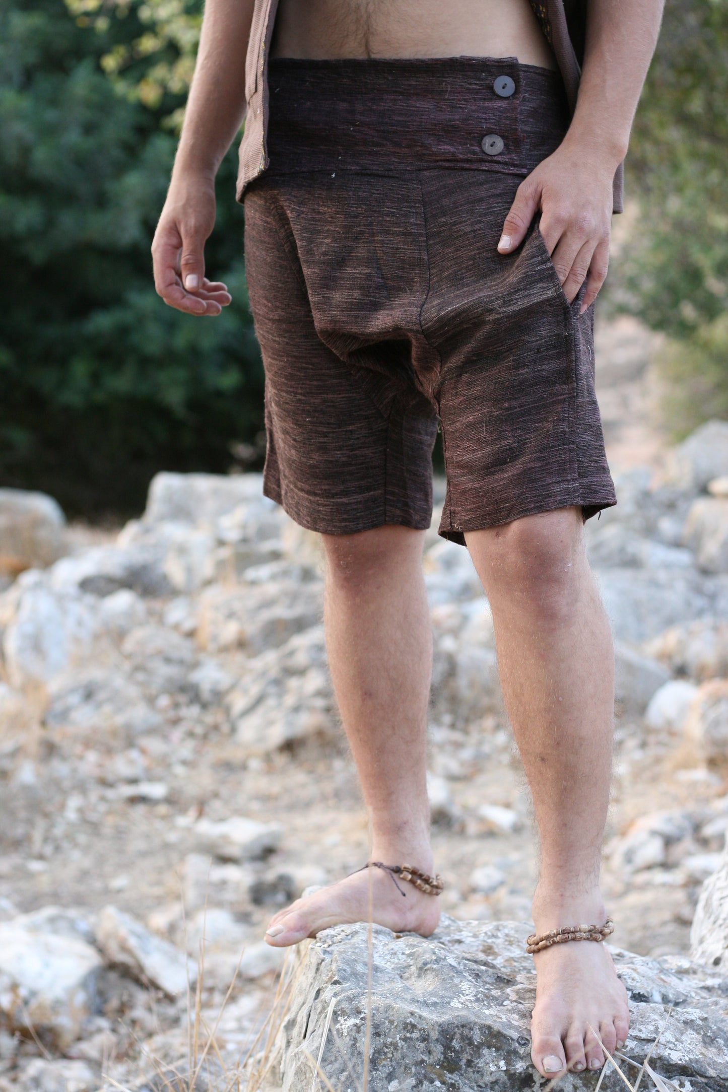 Short Harem - Row Silk