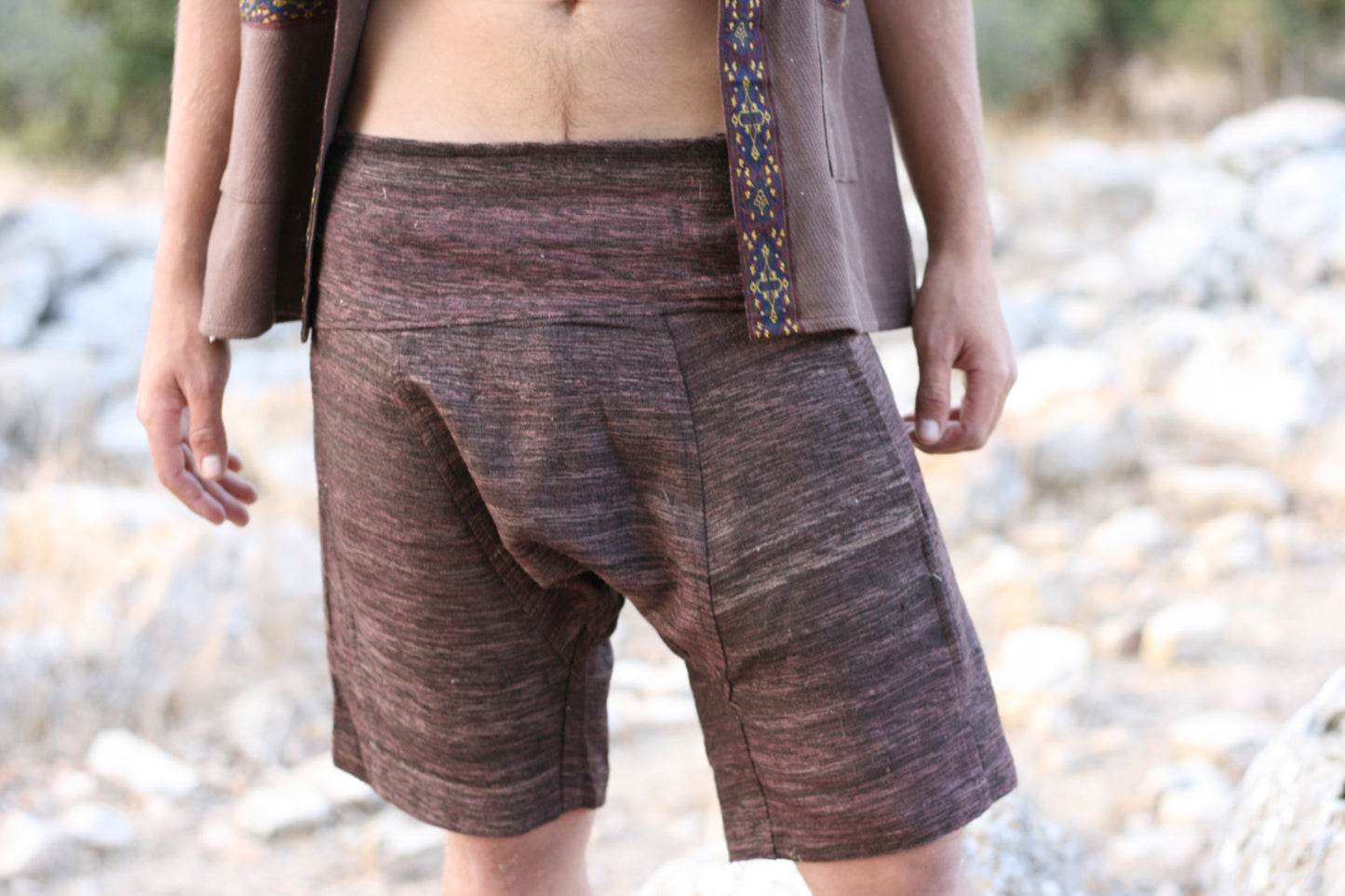 Short Harem - Row Silk
