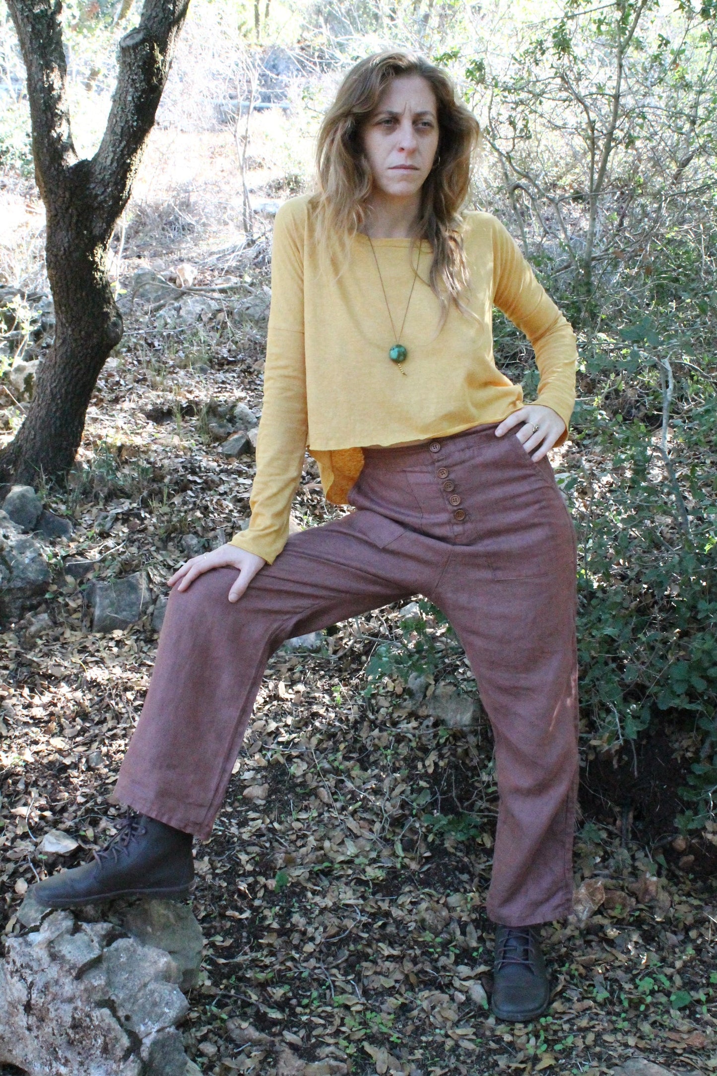 Mila Shirt - Mustard