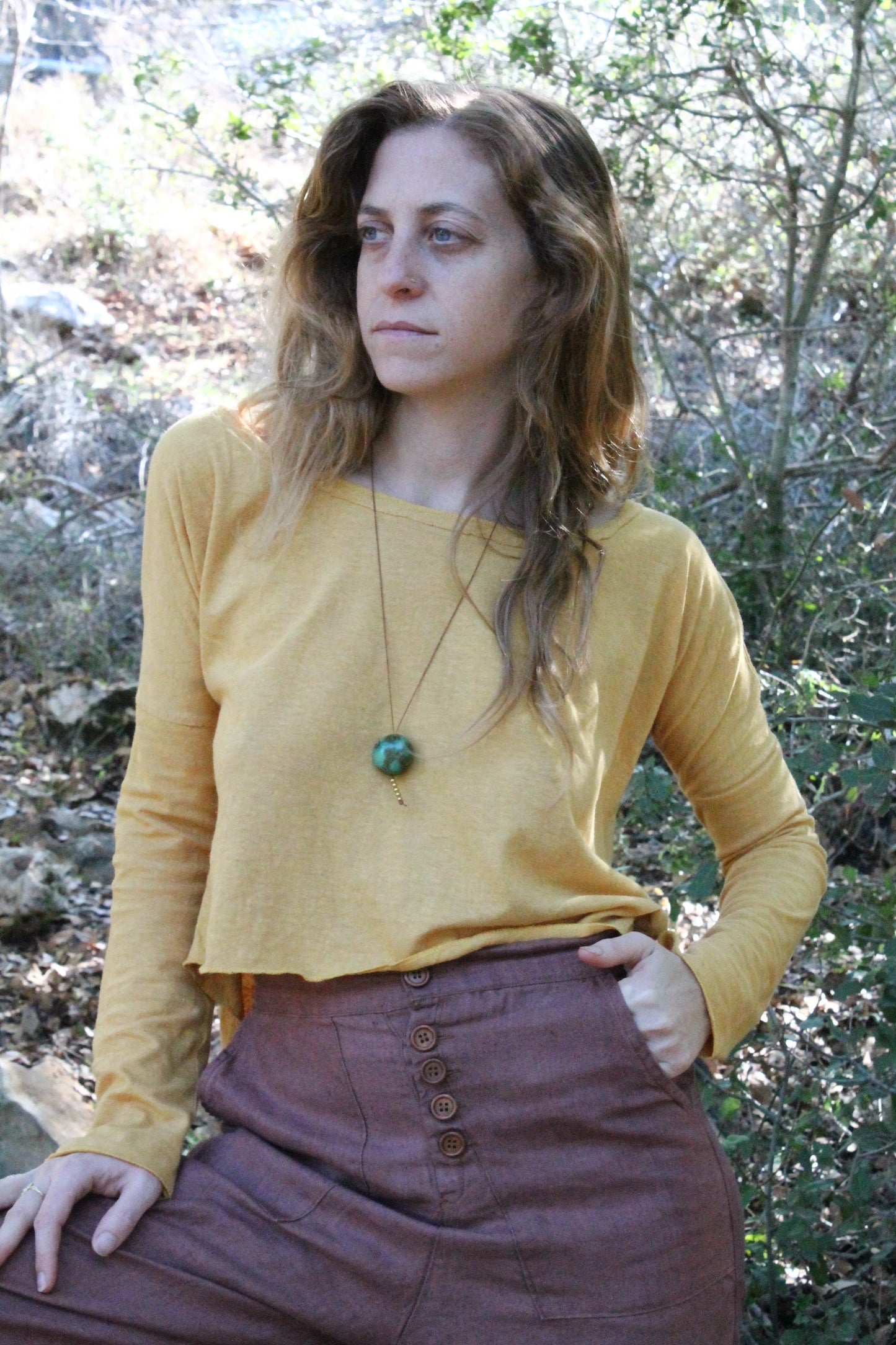 Mila Shirt - Mustard