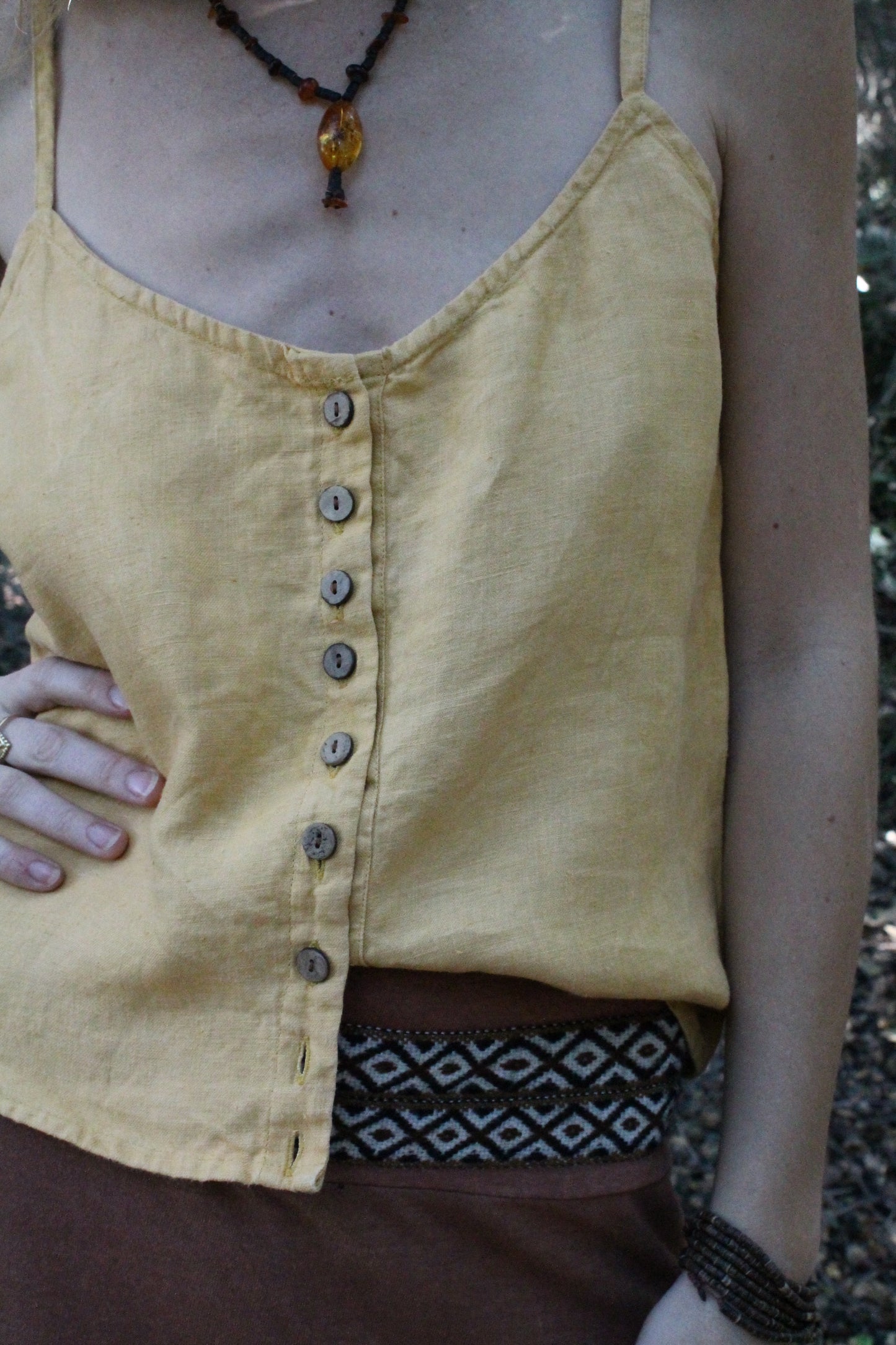 Yaeli Tank Top - Mustard