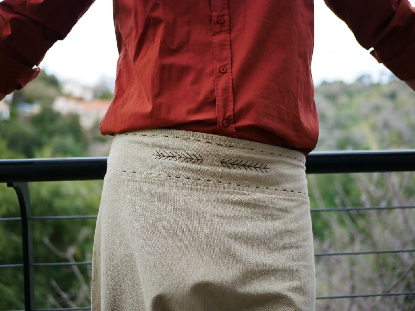 Embroidery Harem - M