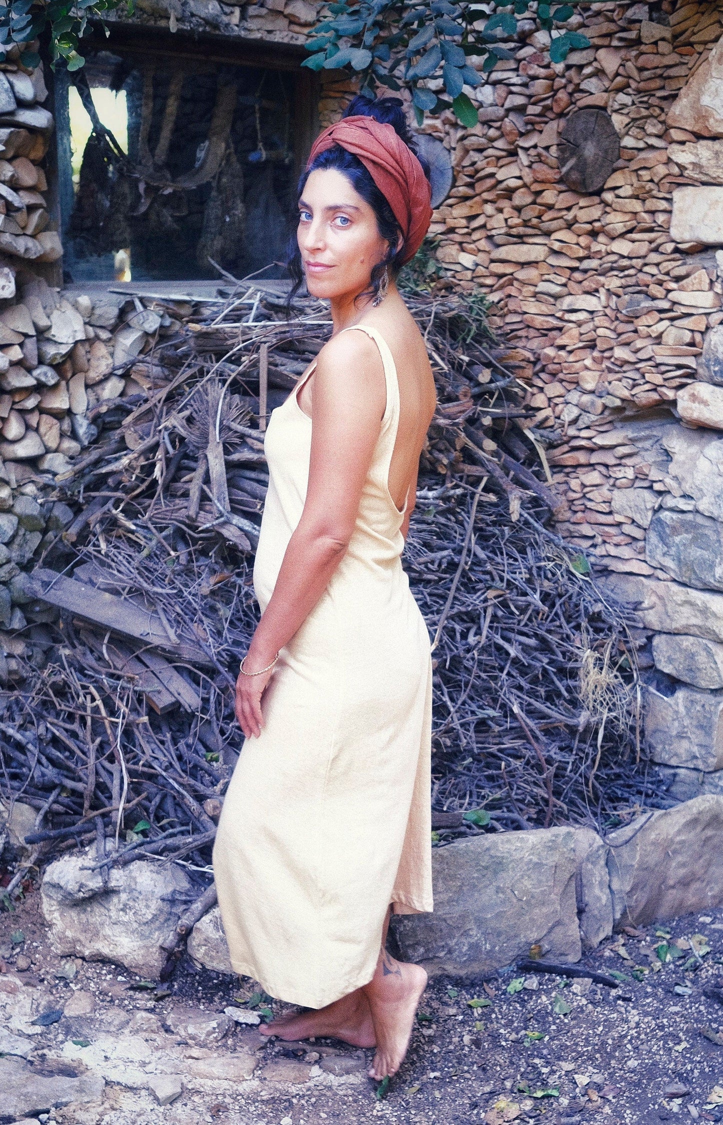 Timna Dress - Mustard