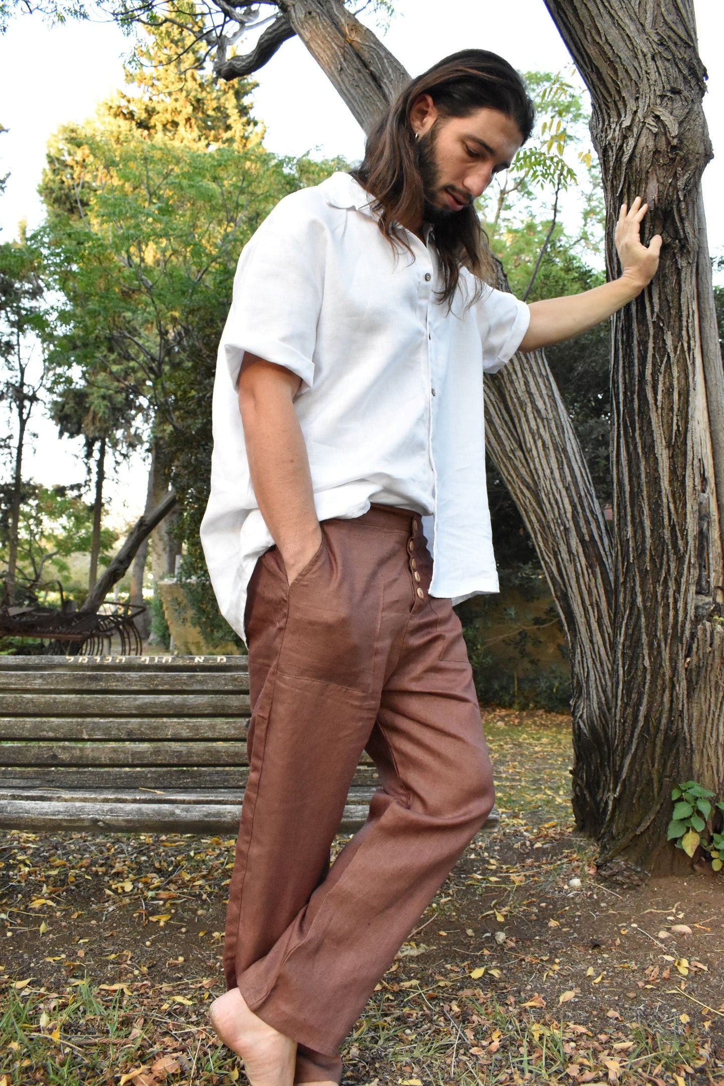 Oka Pants - Mustard