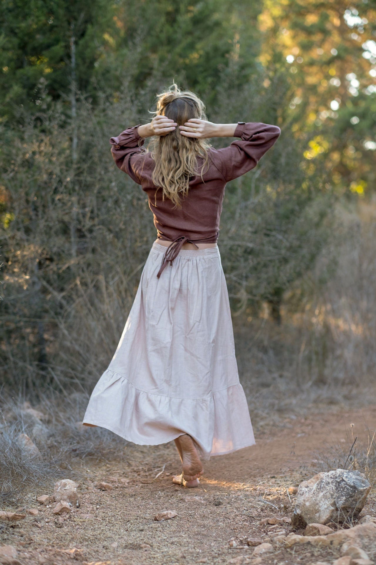 Frill skirt