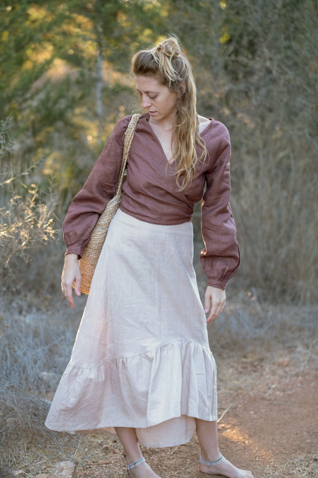 Frill skirt