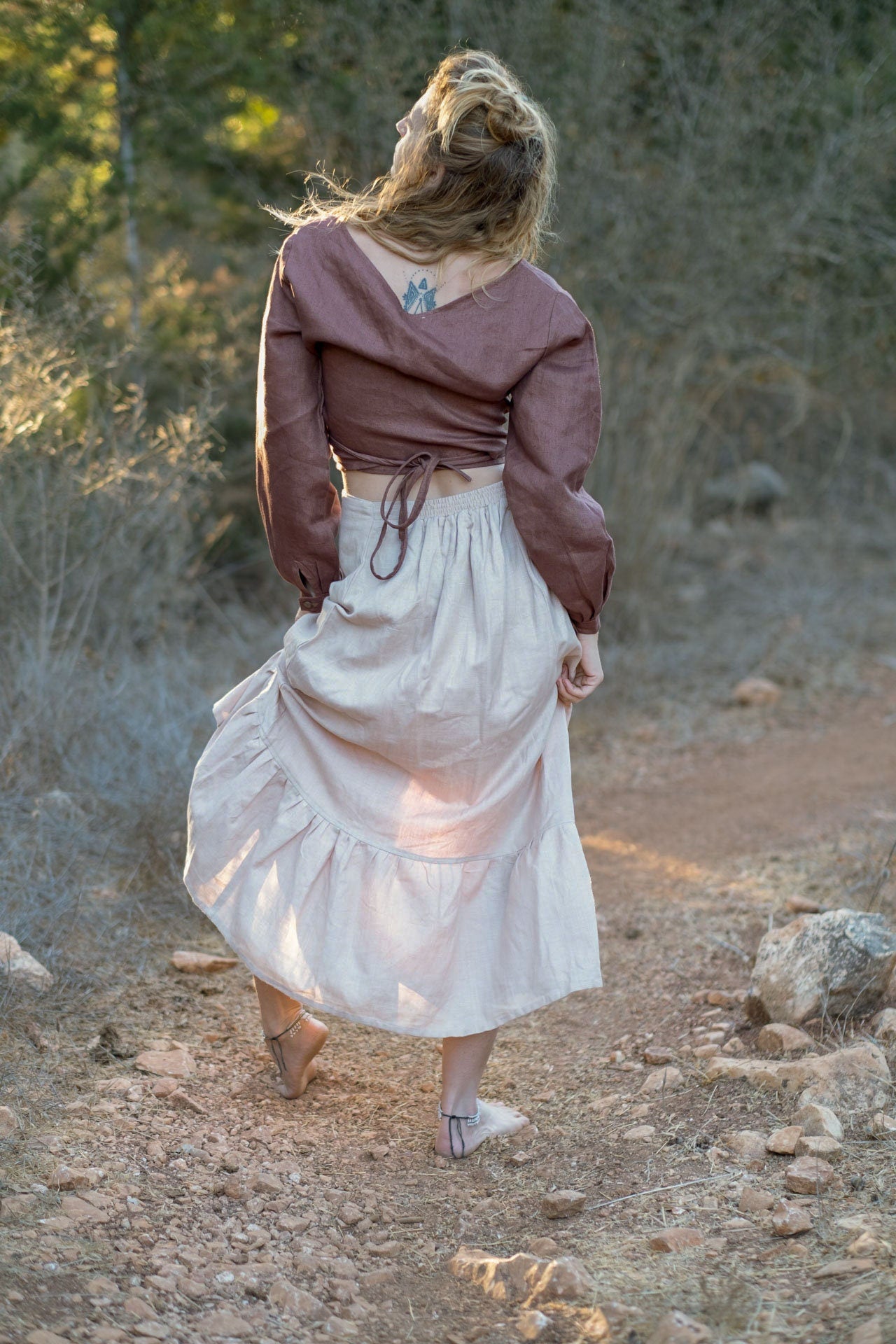 Frill skirt