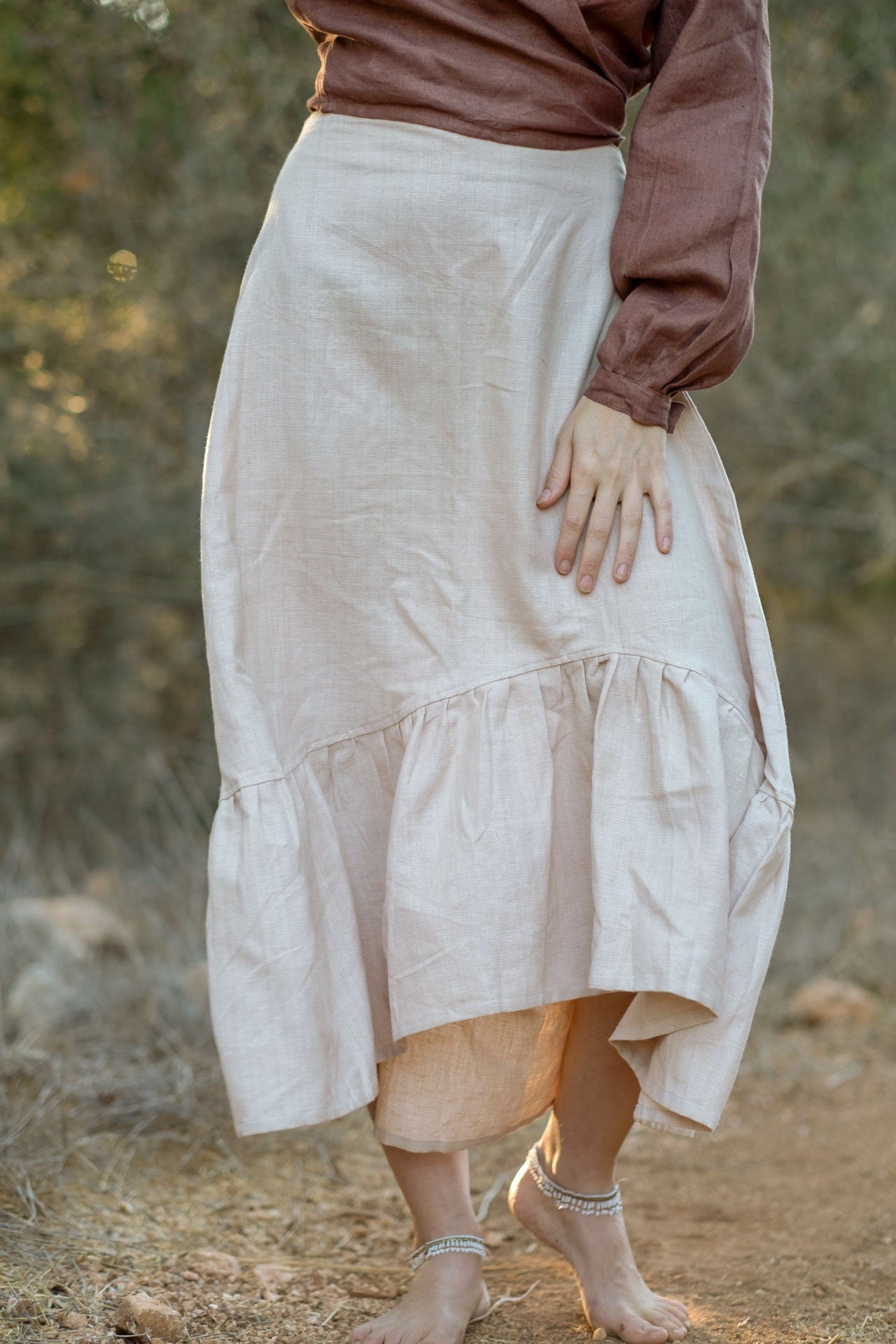 Frill skirt