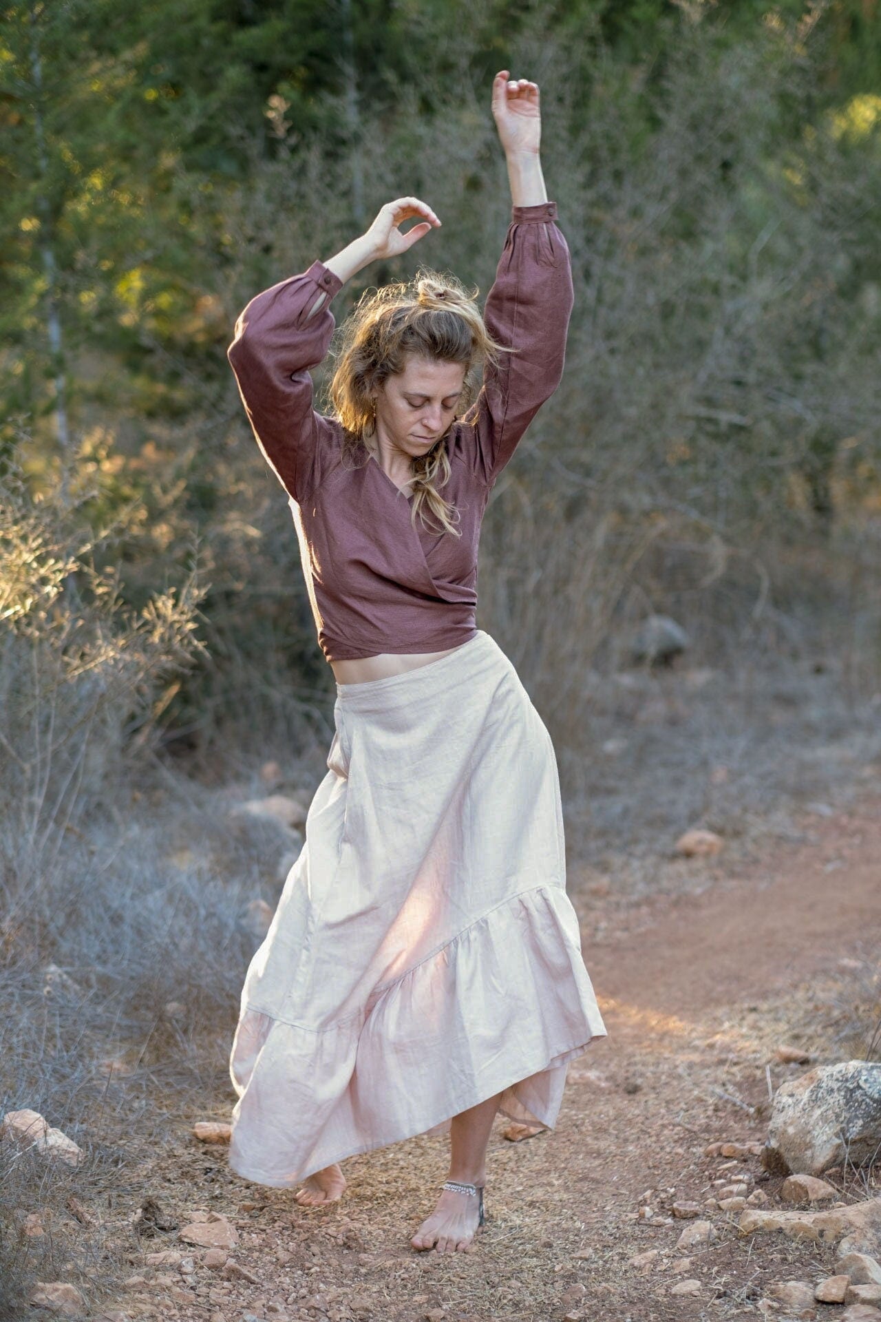 Frill skirt