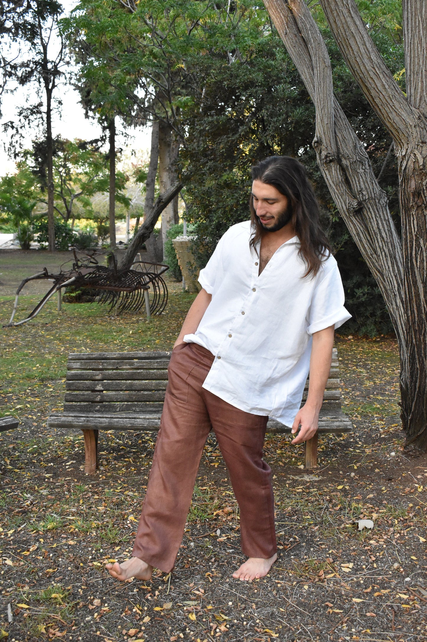 Oka Pants - Brown