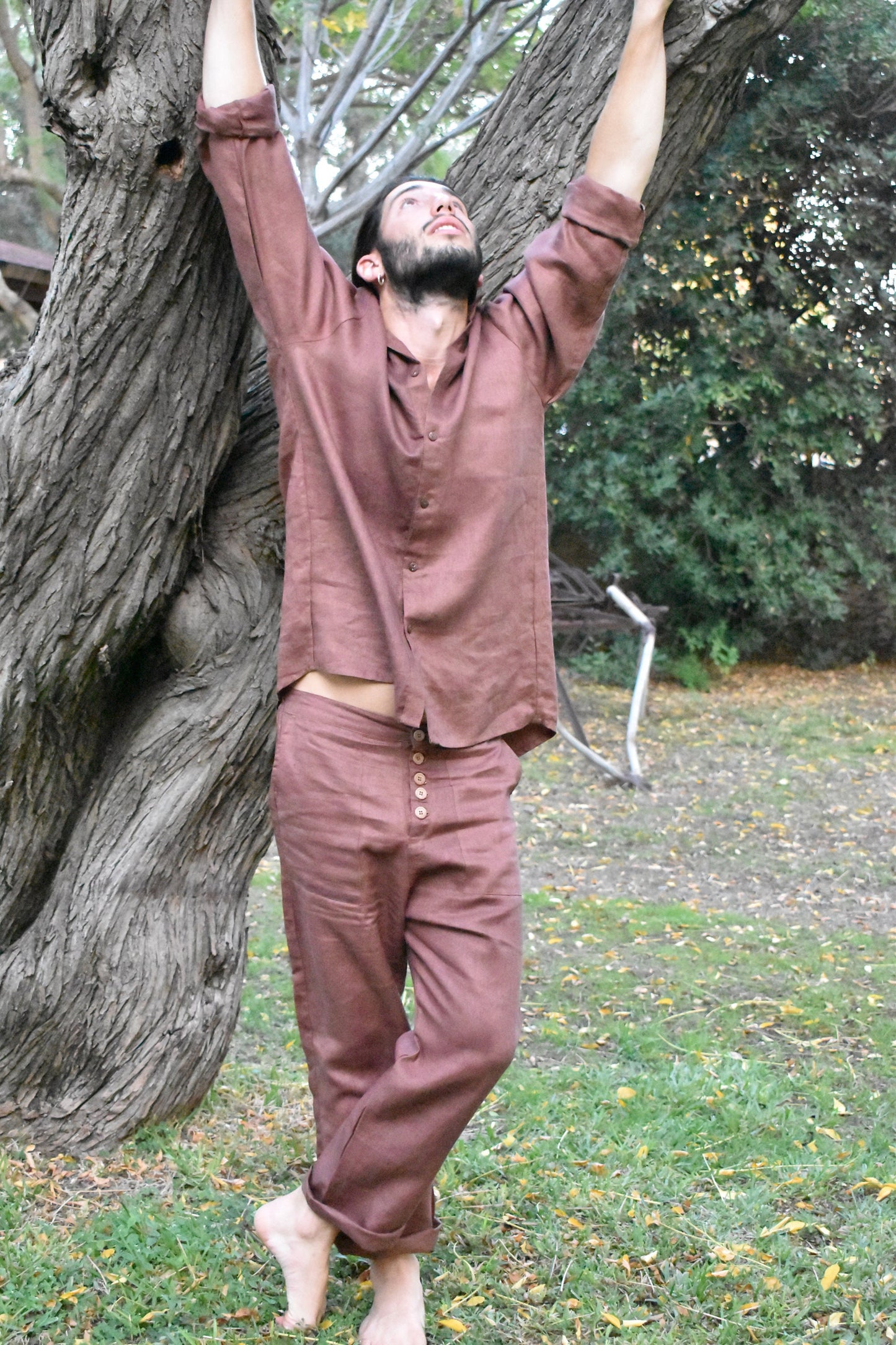 Oka Pants - Brown