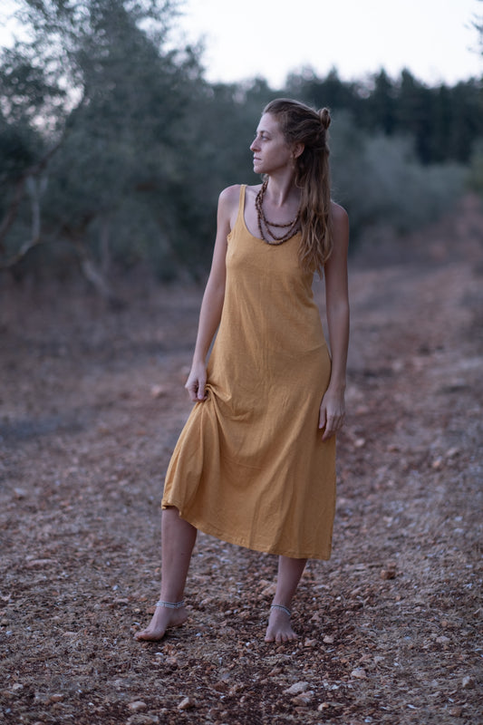 Timna Dress - Mustard