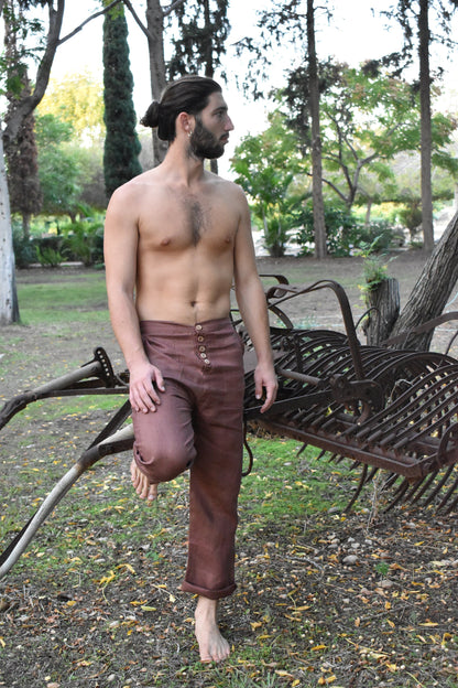 Oka Pants -  Brown